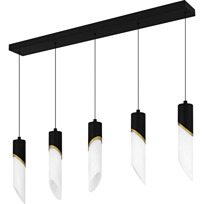 Myhouse Lighting Quoizel - PCAYS540MBK - LED Linear Chandelier - Alys - Matte Black