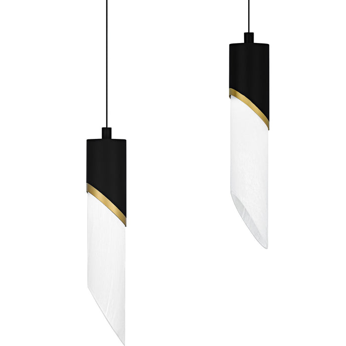 Myhouse Lighting Quoizel - PCAYS540MBK - LED Linear Chandelier - Alys - Matte Black