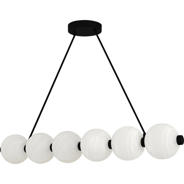 Myhouse Lighting Quoizel - PCCAD144MBK - LED Linear Chandelier - Clarendon - Matte Black
