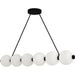 Myhouse Lighting Quoizel - PCCAD144MBK - LED Linear Chandelier - Clarendon - Matte Black