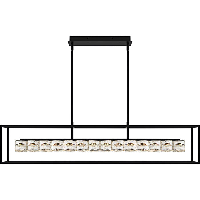 Myhouse Lighting Quoizel - PCDZ148MBK - LED Linear Chandelier - Dazzle - Matte Black