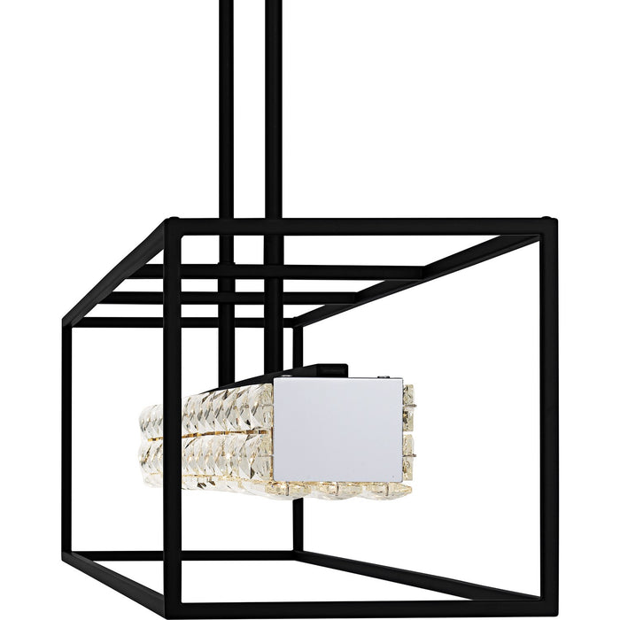 Myhouse Lighting Quoizel - PCDZ148MBK - LED Linear Chandelier - Dazzle - Matte Black