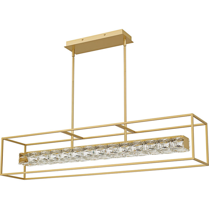 Myhouse Lighting Quoizel - PCDZ148SGD - LED Linear Chandelier - Dazzle - Soft Gold