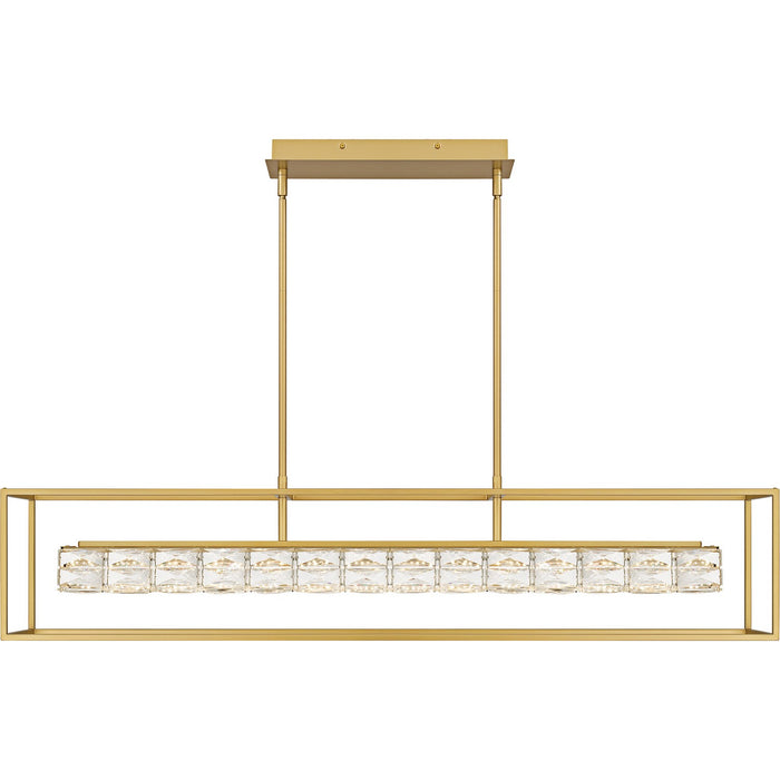 Myhouse Lighting Quoizel - PCDZ148SGD - LED Linear Chandelier - Dazzle - Soft Gold