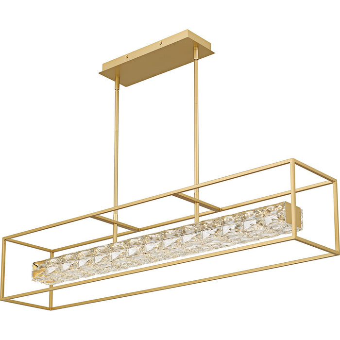 Myhouse Lighting Quoizel - PCDZ148SGD - LED Linear Chandelier - Dazzle - Soft Gold