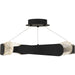 Myhouse Lighting Quoizel - PCSAF1724MBK - LED Semi-Flush Mount - Saffron - Matte Black