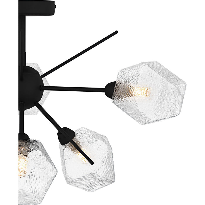 Myhouse Lighting Quoizel - PCSVD1724EK - Six Light Semi-Flush Mount - Salvador - Earth Black
