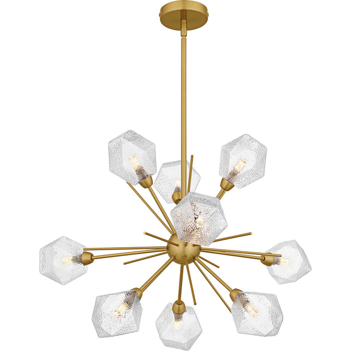 Myhouse Lighting Quoizel - PCSVD5034BRG - Nine Light Chandelier - Salvador - Brushed Gold