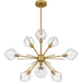 Myhouse Lighting Quoizel - PCSVD5034BRG - Nine Light Chandelier - Salvador - Brushed Gold