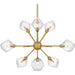 Myhouse Lighting Quoizel - PCSVD5034BRG - Nine Light Chandelier - Salvador - Brushed Gold