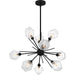 Myhouse Lighting Quoizel - PCSVD5034EK - Nine Light Chandelier - Salvador - Earth Black