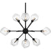 Myhouse Lighting Quoizel - PCSVD5034EK - Nine Light Chandelier - Salvador - Earth Black