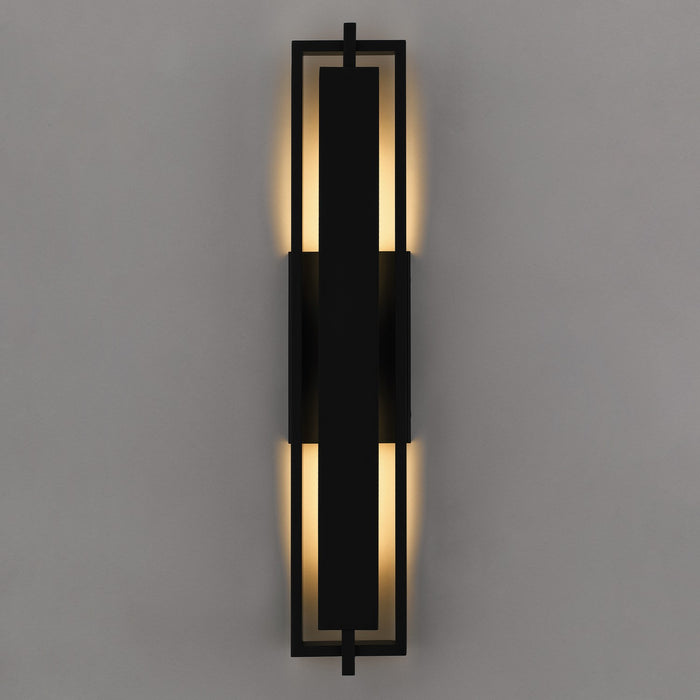 Myhouse Lighting Quoizel - PNT8506MBK - LED Outdoor Wall Lantern - Pointsett - Matte Black
