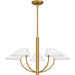 Myhouse Lighting Quoizel - PNY5028BRG - Five Light Chandelier - Penley - Brushed Gold