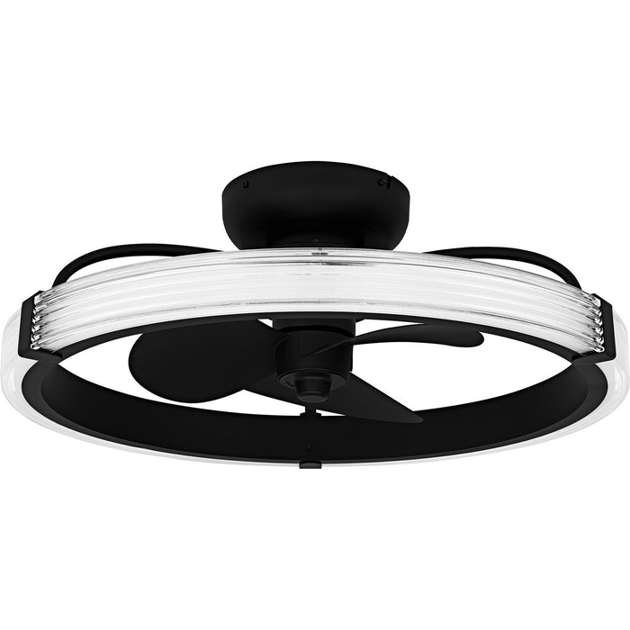 Myhouse Lighting Quoizel - QFA6805MBK - LED Fan Light - Elrod - Matte Black