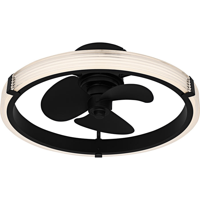 Myhouse Lighting Quoizel - QFA6805MBK - LED Fan Light - Elrod - Matte Black