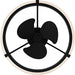 Myhouse Lighting Quoizel - QFA6805MBK - LED Fan Light - Elrod - Matte Black