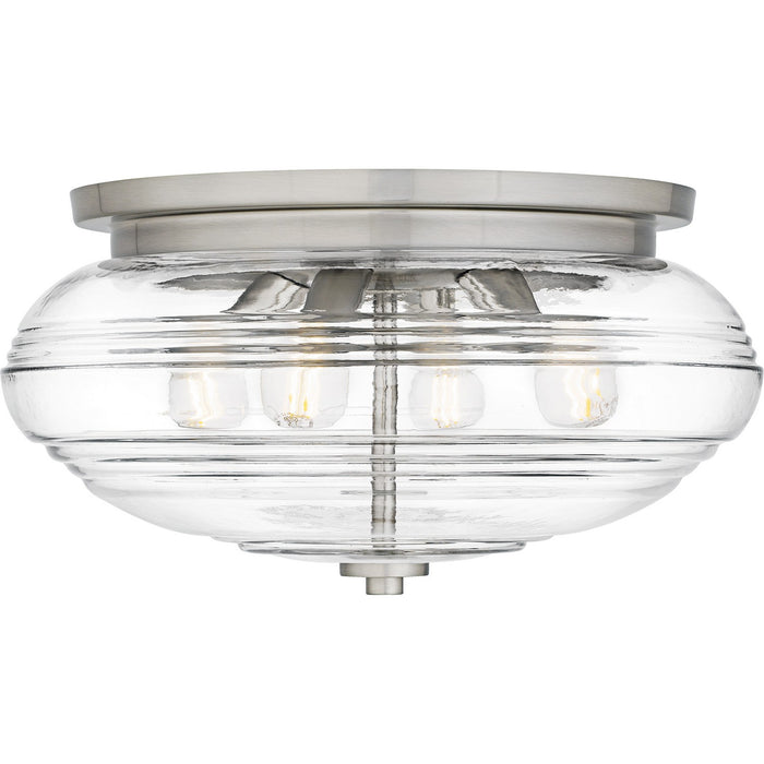 Myhouse Lighting Quoizel - QFL6773BN - Four Light Flush Mount - Gatonby - Brushed Nickel