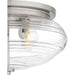 Myhouse Lighting Quoizel - QFL6773BN - Four Light Flush Mount - Gatonby - Brushed Nickel