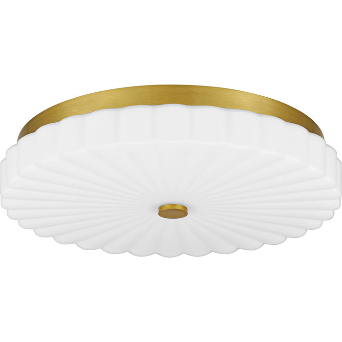 Myhouse Lighting Quoizel - QFL6787BRG - LED Flush Mount - Cherbury - Brushed Gold
