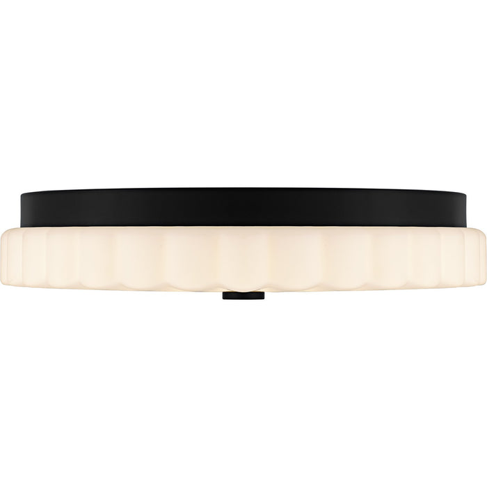 Myhouse Lighting Quoizel - QFL6787MBK - LED Flush Mount - Cherbury - Matte Black