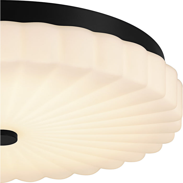 Myhouse Lighting Quoizel - QFL6787MBK - LED Flush Mount - Cherbury - Matte Black