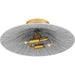 Myhouse Lighting Quoizel - QFL6789LGK - Two Light Flush Mount - Indigo - Light Gold