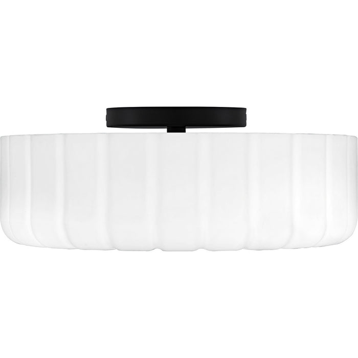 Myhouse Lighting Quoizel - QFL6809MBK - LED Flush Mount - Oberman - Matte Black