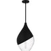 Myhouse Lighting Quoizel - QMP6797MBK - One Light Pendant - Drover - Matte Black