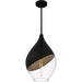 Myhouse Lighting Quoizel - QMP6797MBK - One Light Pendant - Drover - Matte Black