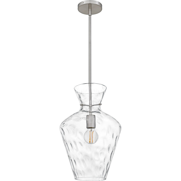 Myhouse Lighting Quoizel - QMP6806BN - One Light Pendant - Hollis - Brushed Nickel