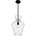 Myhouse Lighting Quoizel - QMP6806MBK - One Light Pendant - Hollis - Matte Black