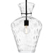 Myhouse Lighting Quoizel - QMP6806MBK - One Light Pendant - Hollis - Matte Black