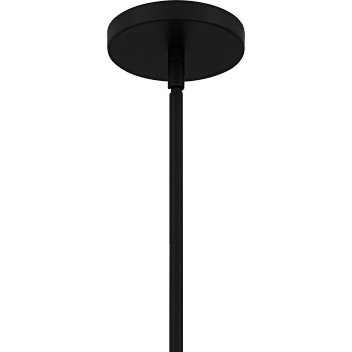 Myhouse Lighting Quoizel - QMP6806MBK - One Light Pendant - Hollis - Matte Black