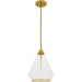 Myhouse Lighting Quoizel - QP6750BRG - One Light Mini Pendant - Haze - Brushed Gold