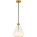 Myhouse Lighting Quoizel - QP6750BRG - One Light Mini Pendant - Haze - Brushed Gold