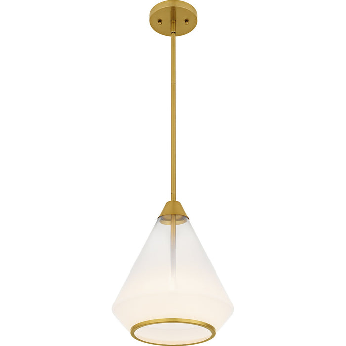 Myhouse Lighting Quoizel - QP6750BRG - One Light Mini Pendant - Haze - Brushed Gold