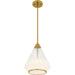 Myhouse Lighting Quoizel - QP6750BRG - One Light Mini Pendant - Haze - Brushed Gold