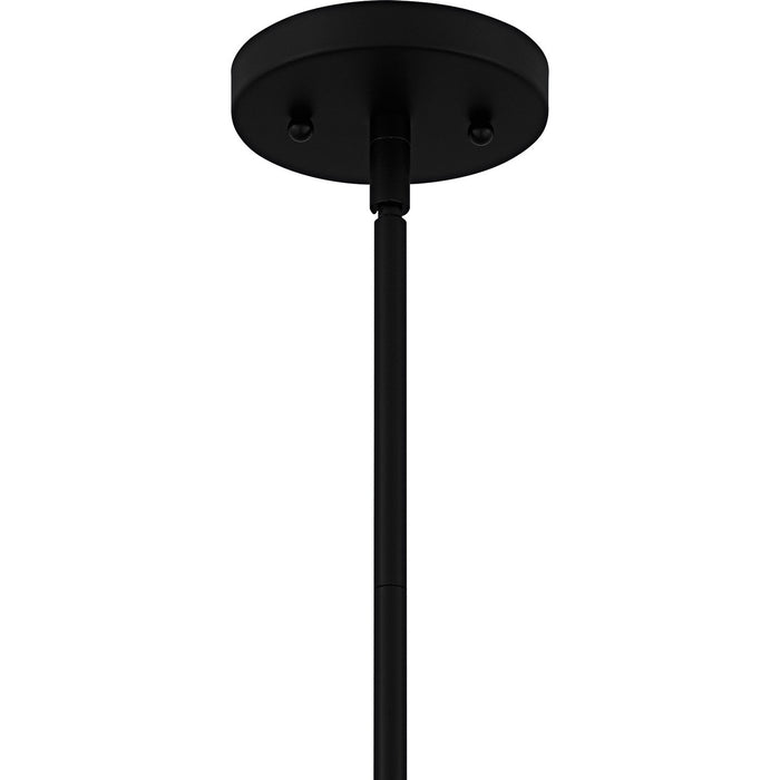 Myhouse Lighting Quoizel - QP6750MBK - One Light Mini Pendant - Haze - Matte Black