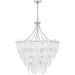 Myhouse Lighting Quoizel - QP6766SL - Seven Light Pendant - Lilestone - Silver Leaf