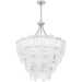 Myhouse Lighting Quoizel - QP6766SL - Seven Light Pendant - Lilestone - Silver Leaf