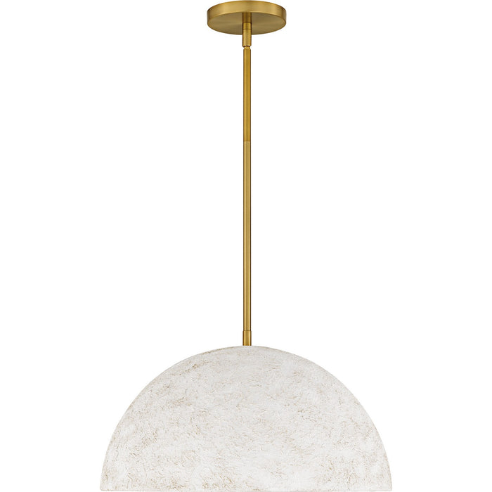 Myhouse Lighting Quoizel - QP6768BRG - Three Light Pendant - Portia - Brushed Gold