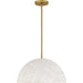 Myhouse Lighting Quoizel - QP6768BRG - Three Light Pendant - Portia - Brushed Gold