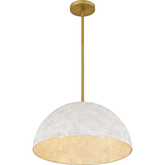 Myhouse Lighting Quoizel - QP6768BRG - Three Light Pendant - Portia - Brushed Gold