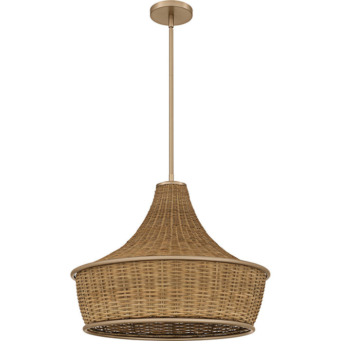 Myhouse Lighting Quoizel - QP6770BGD - Three Light Pendant - Solebay - Bronze Gold