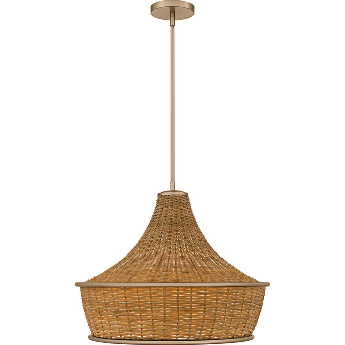 Myhouse Lighting Quoizel - QP6770BGD - Three Light Pendant - Solebay - Bronze Gold