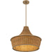 Myhouse Lighting Quoizel - QP6770BGD - Three Light Pendant - Solebay - Bronze Gold