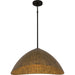 Myhouse Lighting Quoizel - QP6788MBK - Four Light Pendant - Ariel - Matte Black