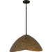 Myhouse Lighting Quoizel - QP6788MBK - Four Light Pendant - Ariel - Matte Black