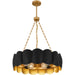 Myhouse Lighting Quoizel - QP6794MBK - Five Light Pendant - Santana - Matte Black